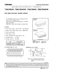 Datasheet TD62783AP производства Toshiba